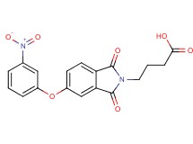 4-[5-(3-nitrophenoxy)-1,3-dioxo-1,3-dihydro-2H-isoindol-2-yl]butanoic acid