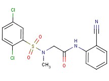 N~1~-(2-cyanophenyl)-N~2~-[(2,5-dichlorophenyl)sulfonyl]-N~2~-methylglycinamide