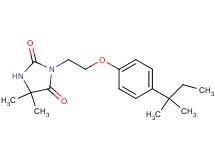 3-{2-[4-(1,1-dimethylpropyl)phenoxy]ethyl}-5,5-dimethyl-2,4-imidazolidinedione