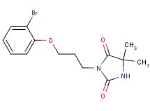 3-[3-(2-bromophenoxy)propyl]-5,5-dimethyl-2,4-imidazolidinedione