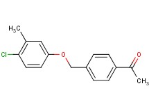 1-{4-[(4-chloro-3-methylphenoxy)methyl]phenyl}ethanone