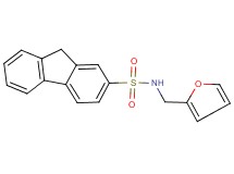 N-(2-furylmethyl)-9H-fluorene-2-sulfonamide