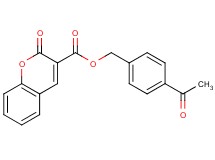 4-acetylbenzyl 2-oxo-2H-chromene-3-carboxylate