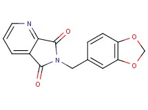 6-(1,3-benzodioxol-5-ylmethyl)-5H-pyrrolo[3,4-b]pyridine-5,7(6H)-dione