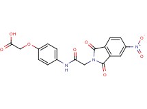 (4-{[(5-nitro-1,3-dioxo-1,3-dihydro-2H-isoindol-2-yl)acetyl]amino}phenoxy)acetic acid
