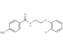 N-[2-(2-chlorophenoxy)ethyl]-4-methylbenzamide