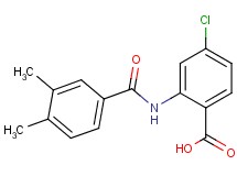 4-chloro-2-[(3,4-dimethylbenzoyl)amino]benzoic acid