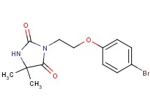 3-[2-(4-bromophenoxy)ethyl]-5,5-dimethyl-2,4-imidazolidinedione