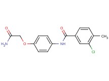 N-[4-(2-amino-2-oxoethoxy)phenyl]-3-chloro-4-methylbenzamide