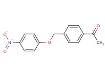 1-{4-[(4-nitrophenoxy)methyl]phenyl}ethanone