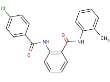 2-[(4-chlorobenzoyl)amino]-N-(2-methylphenyl)benzamide