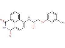N-(1,3-dioxo-2,3-dihydro-1H-benzo[de]isoquinolin-6-yl)-2-(3-methylphenoxy)acetamide