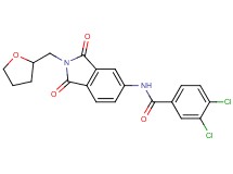 3,4-dichloro-N-[1,3-dioxo-2-(tetrahydro-2-furanylmethyl)-2,3-dihydro-1H-isoindol-5-yl]benzamide