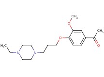 1-{4-[3-(4-ethyl-1-piperazinyl)propoxy]-3-methoxyphenyl}ethanone oxalate