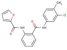 N-(2-{[(3-chloro-4-methylphenyl)amino]carbonyl}phenyl)-2-furamide