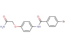 N-[4-(2-amino-2-oxoethoxy)phenyl]-4-bromobenzamide