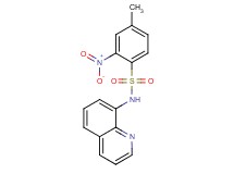 4-methyl-2-nitro-N-8-quinolinylbenzenesulfonamide