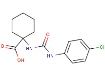 1-({[(4-chlorophenyl)amino]carbonyl}amino)cyclohexanecarboxylic acid