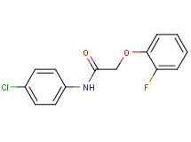 N-(4-chlorophenyl)-2-(2-fluorophenoxy)acetamide