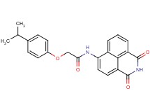 N-(1,3-dioxo-2,3-dihydro-1H-benzo[de]isoquinolin-6-yl)-2-(4-isopropylphenoxy)acetamide