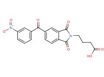 4-[5-(3-nitrobenzoyl)-1,3-dioxo-1,3-dihydro-2H-isoindol-2-yl]butanoic acid
