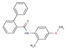 N-(4-methoxy-2-methylphenyl)-2-biphenylcarboxamide