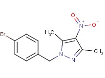 1-(4-bromobenzyl)-3,5-dimethyl-4-nitro-1H-pyrazole