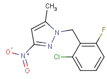 1-(2-chloro-6-fluorobenzyl)-5-methyl-3-nitro-1H-pyrazole