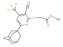 methyl {[6-(1-adamantyl)-3-cyano-4-(trifluoromethyl)-2-pyridinyl]thio}acetate