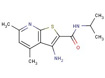 3-amino-N-isopropyl-4,6-dimethylthieno[2,3-b]pyridine-2-carboxamide