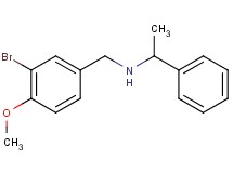 N-(3-bromo-4-methoxybenzyl)-1-phenylethanamine hydrochloride