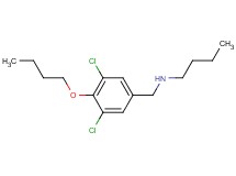 N-(4-butoxy-3,5-dichlorobenzyl)-1-butanamine hydrochloride