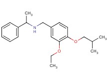 N-(3-ethoxy-4-isobutoxybenzyl)-1-phenylethanamine hydrochloride