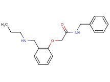 N-benzyl-2-{2-[(propylamino)methyl]phenoxy}acetamide hydrochloride