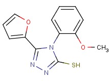 5-(2-furyl)-4-(2-methoxyphenyl)-4H-1,2,4-triazole-3-thiol