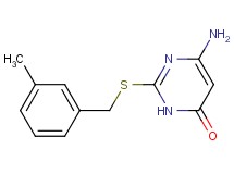 6-amino-2-[(3-methylbenzyl)thio]-4(3H)-pyrimidinone
