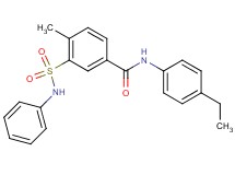3-(anilinosulfonyl)-N-(4-ethylphenyl)-4-methylbenzamide