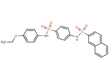 N-(4-{[(4-ethoxyphenyl)amino]sulfonyl}phenyl)-2-naphthalenesulfonamide