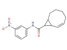 N-(3-nitrophenyl)bicyclo[6.1.0]non-2-ene-9-carboxamide