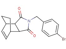4-(4-bromobenzyl)-4-azatricyclo[5.2.2.0~2,6~]undec-8-ene-3,5-dione
