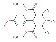 diethyl 4-(4-methoxyphenyl)-1,2,6-trimethyl-1,4-dihydro-3,5-pyridinedicarboxylate