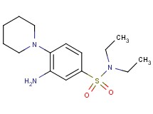 3-amino-N,N-diethyl-4-(1-piperidinyl)benzenesulfonamide