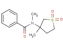 N-methyl-N-(3-methyl-1,1-dioxidotetrahydro-3-thienyl)benzamide