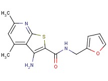 3-amino-N-(2-furylmethyl)-4,6-dimethylthieno[2,3-b]pyridine-2-carboxamide