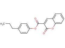 4-propylphenyl 2-oxo-2H-chromene-3-carboxylate