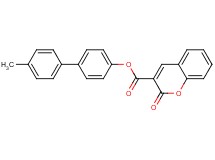 4'-methyl-4-biphenylyl 2-oxo-2H-chromene-3-carboxylate