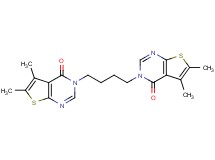 3,3'-(1,4-butanediyl)bis(5,6-dimethylthieno[2,3-d]pyrimidin-4(3H)-one)