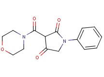 3-(4-morpholinylcarbonyl)-1-phenyl-2,4-pyrrolidinedione