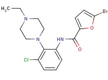 5-bromo-N-[3-chloro-2-(4-ethyl-1-piperazinyl)phenyl]-2-furamide