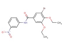 3-bromo-4,5-diethoxy-N-(3-nitrophenyl)benzamide